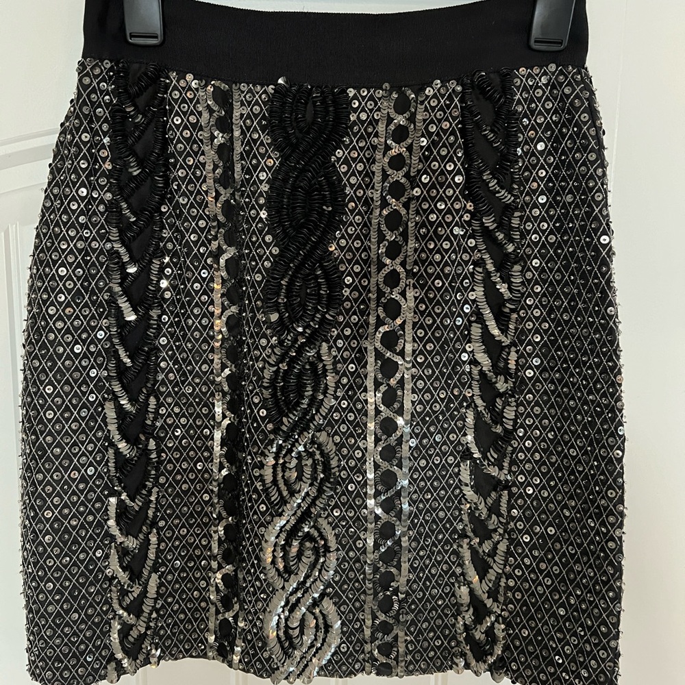 Adam by Adam Lippes - Black Sequin Skirt